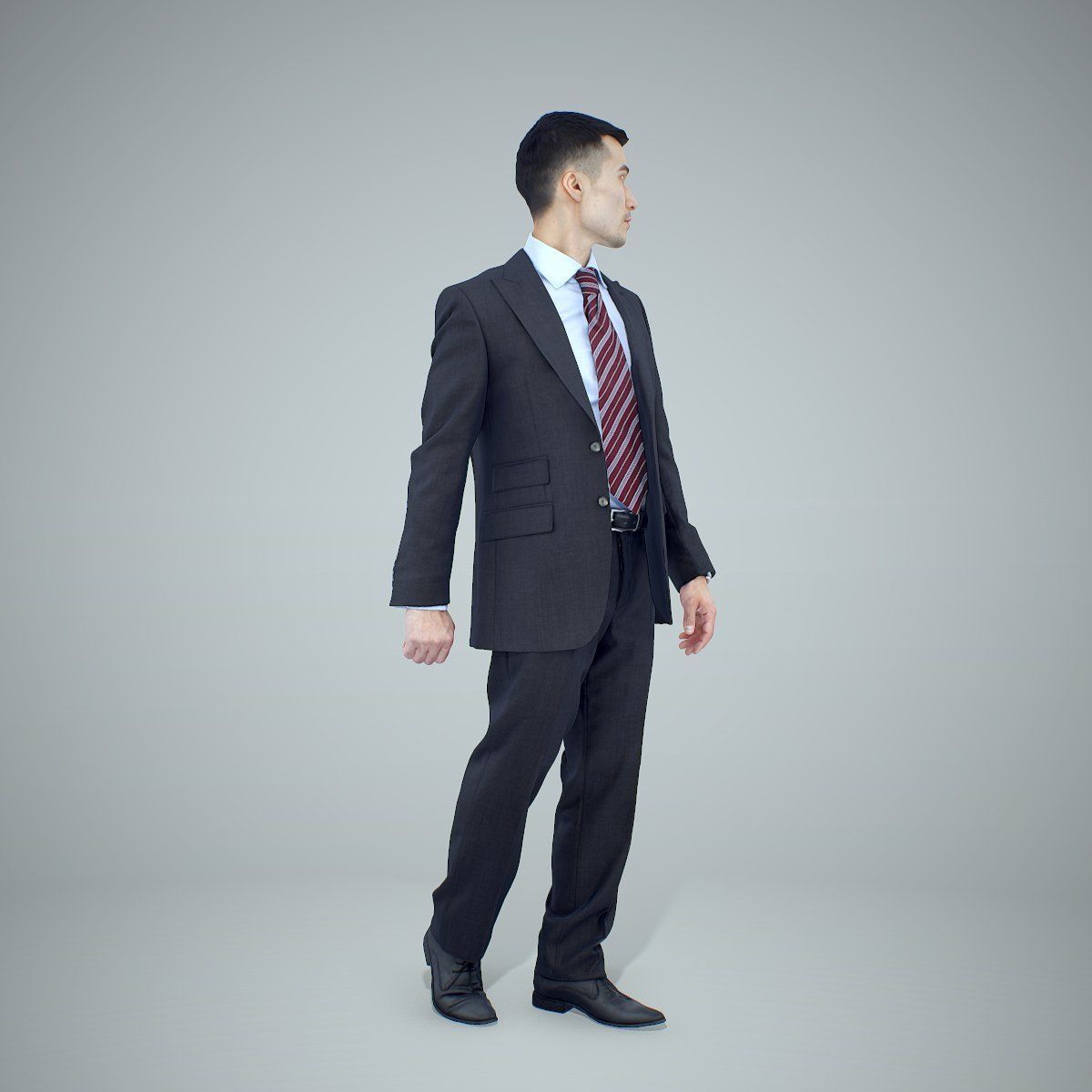 Standing Business Man Wearing Suit BMan0305-HD2-O02P01-S 3D model_61