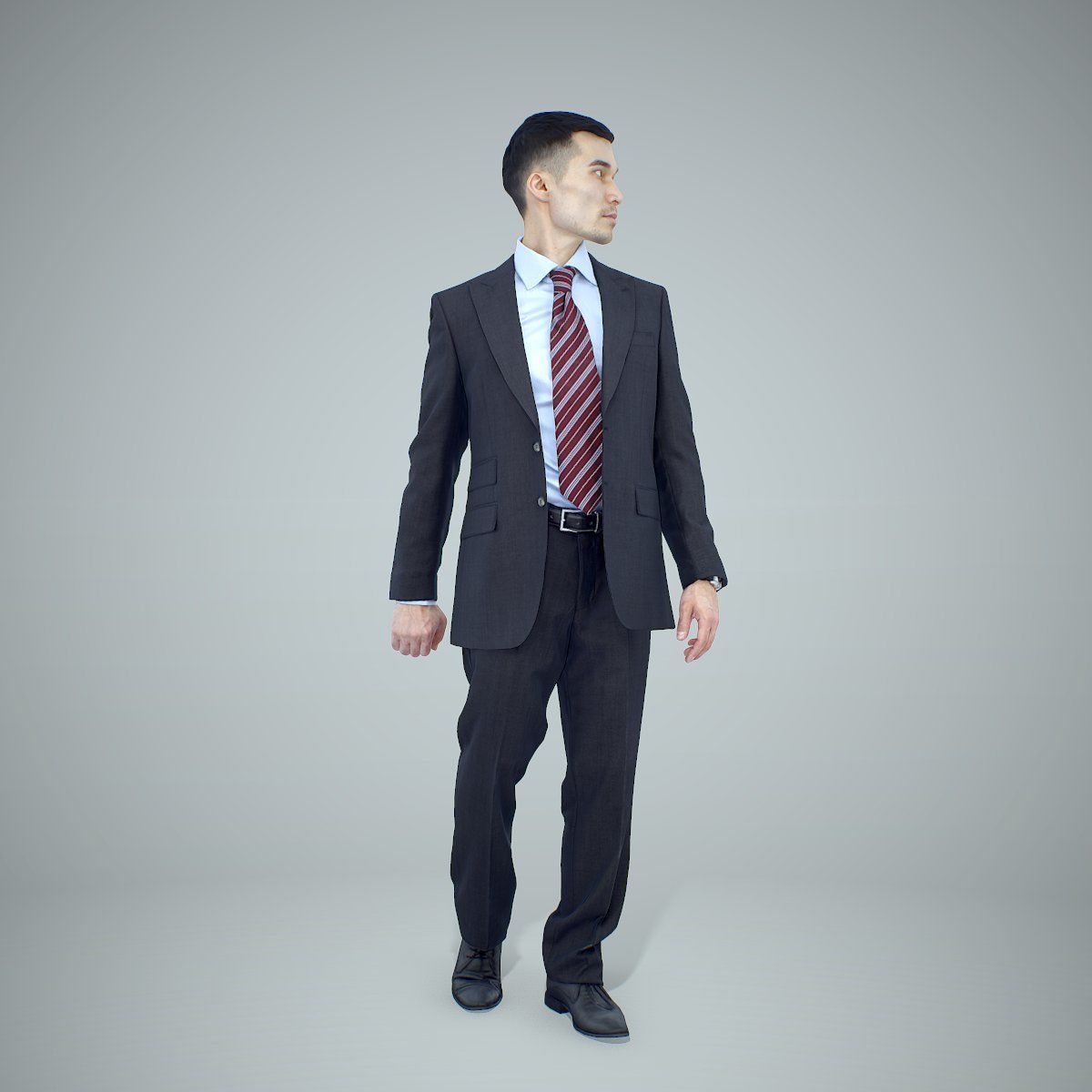 Standing Business Man Wearing Suit BMan0305-HD2-O02P01-S 3D model_41