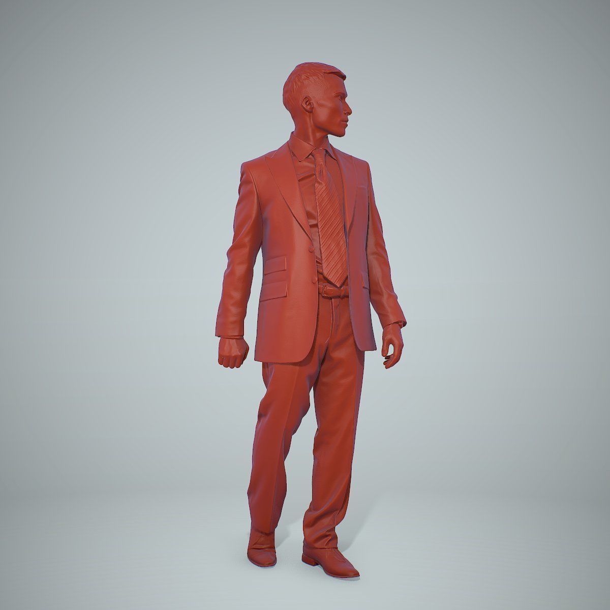 Standing Business Man Wearing Suit BMan0305-HD2-O02P01-S 3D model_11