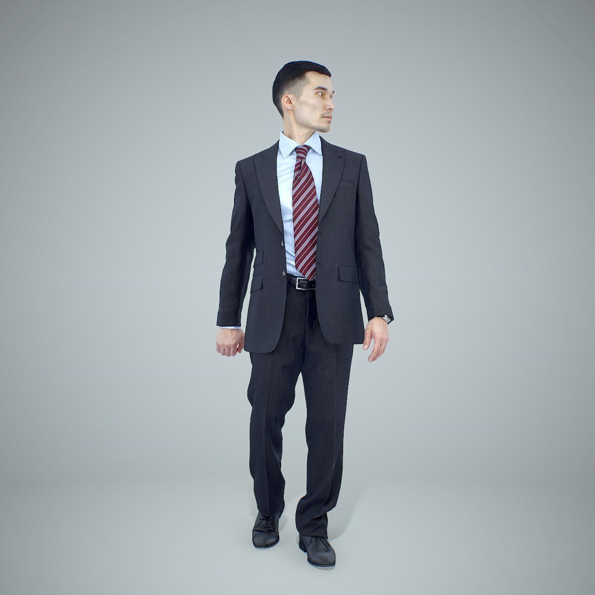 Standing Business Man Wearing Suit BMan0305-HD2-O02P01-S 3D model_70