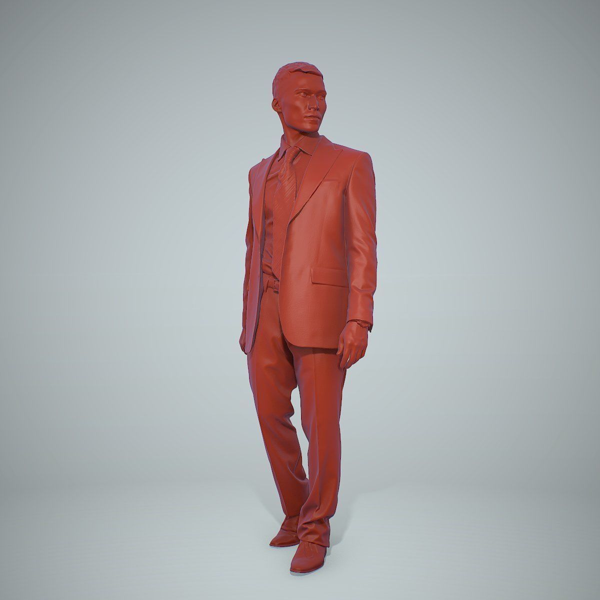 Standing Business Man Wearing Suit BMan0305-HD2-O02P01-S 3D model_46