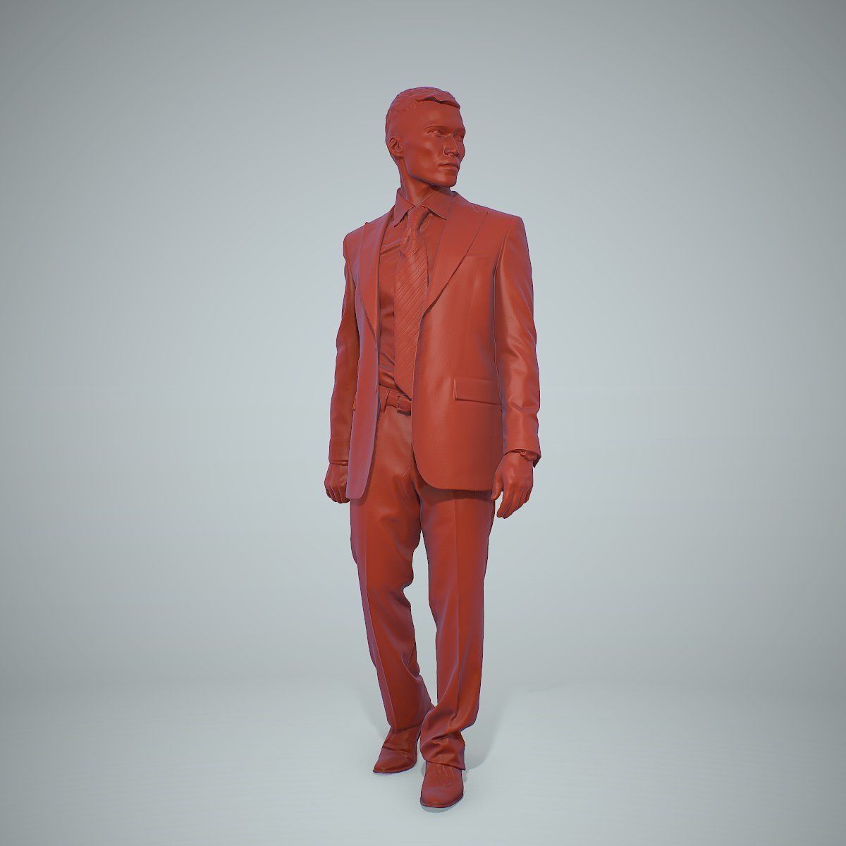 Standing Business Man Wearing Suit BMan0305-HD2-O02P01-S 3D model_59