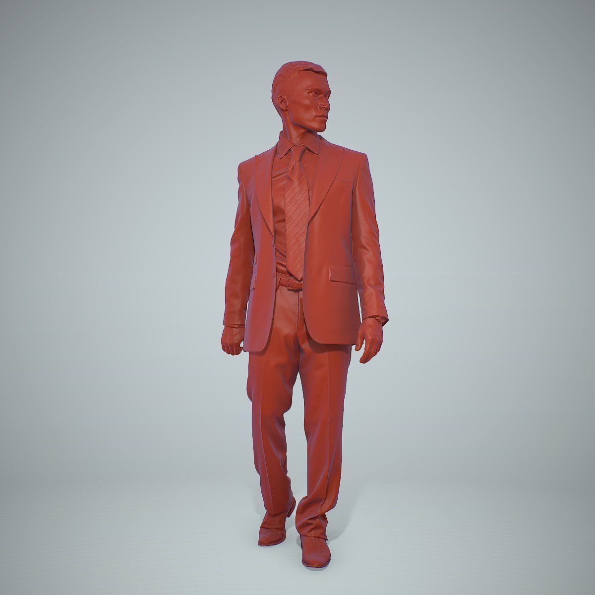 Standing Business Man Wearing Suit BMan0305-HD2-O02P01-S 3D model_21