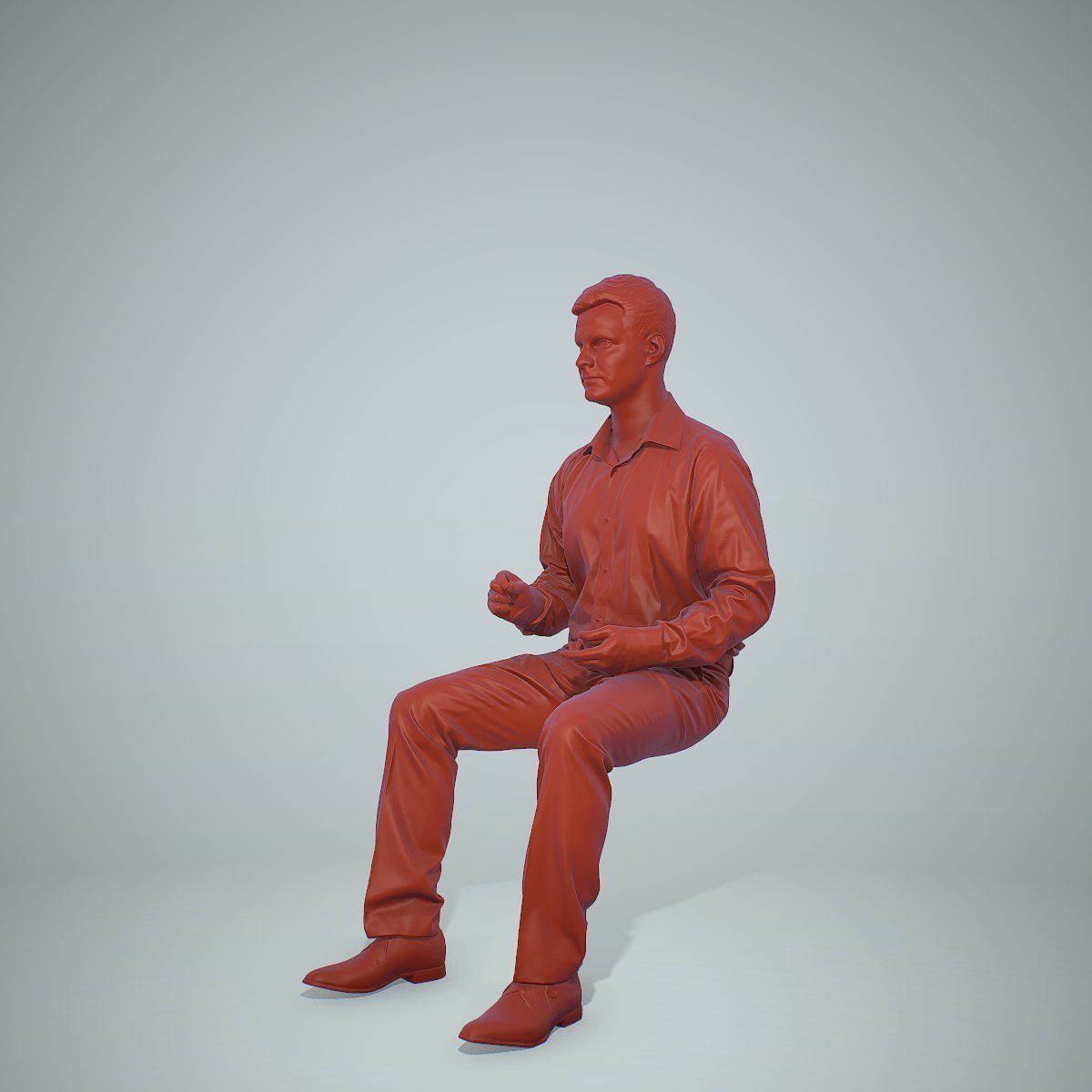 Blonde Business Man Sitting BMan0304-HD2-O02P01-S 3D model_26