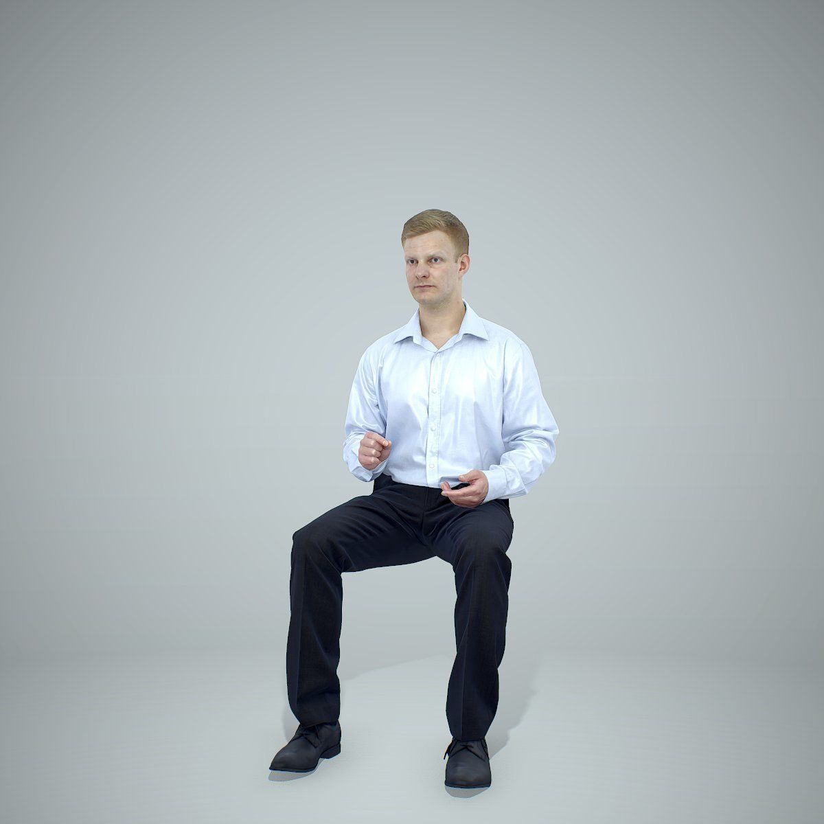 Blonde Business Man Sitting BMan0304-HD2-O02P01-S 3D model_60
