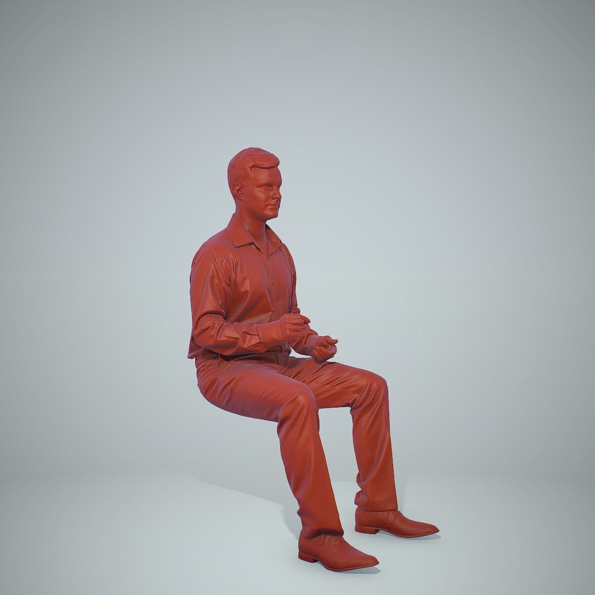 Blonde Business Man Sitting BMan0304-HD2-O02P01-S 3D model_17