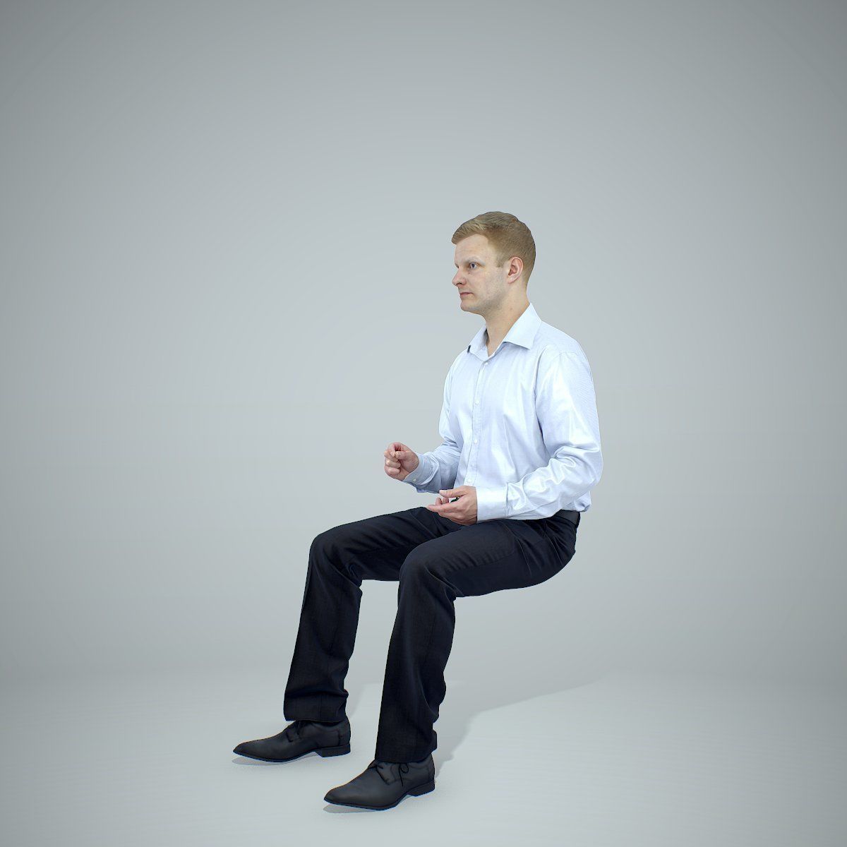 Blonde Business Man Sitting BMan0304-HD2-O02P01-S 3D model_30