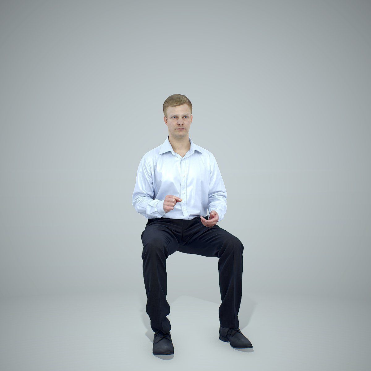 Blonde Business Man Sitting BMan0304-HD2-O02P01-S 3D model_58