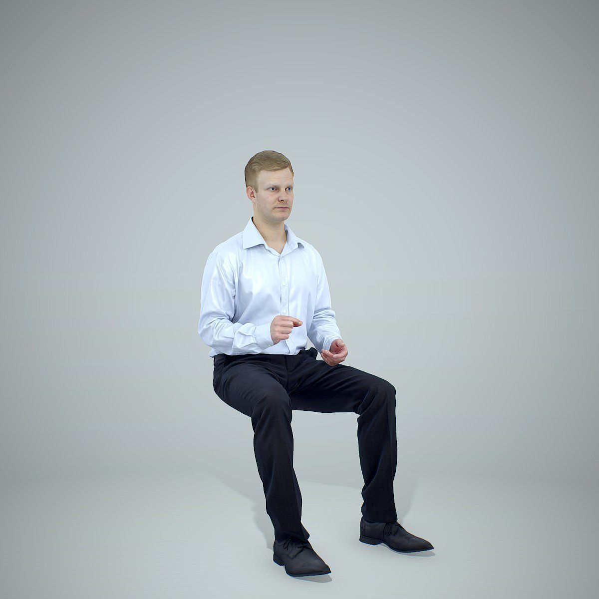 Blonde Business Man Sitting BMan0304-HD2-O02P01-S 3D model_72