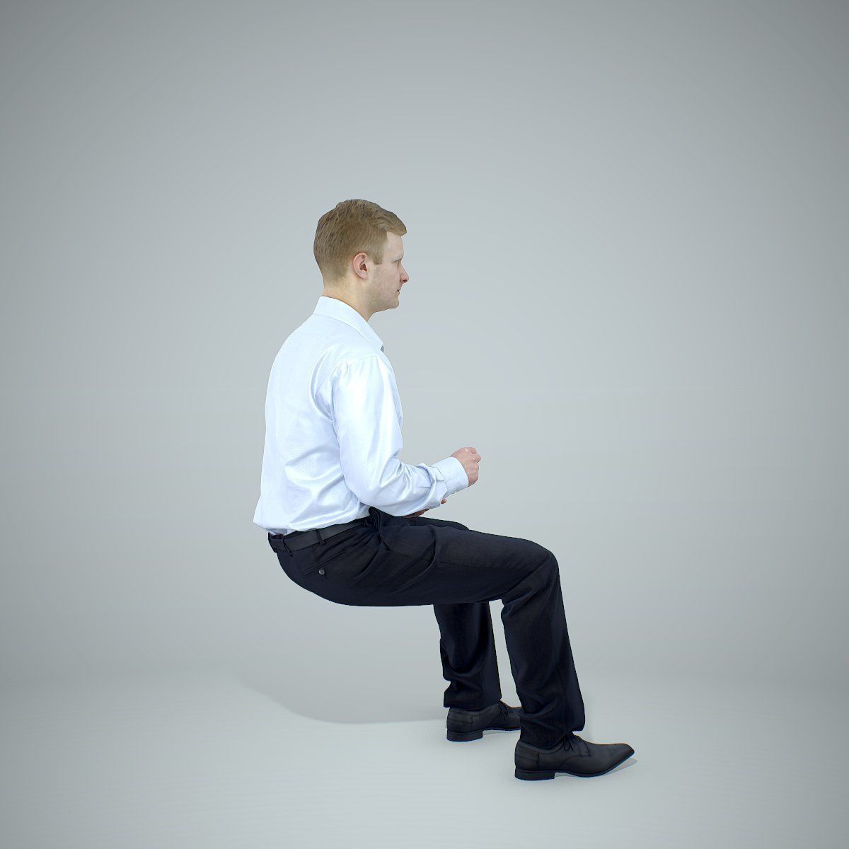 Blonde Business Man Sitting BMan0304-HD2-O02P01-S 3D model_33