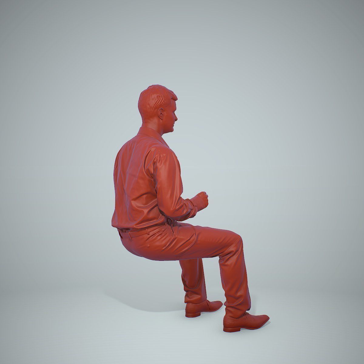 Blonde Business Man Sitting BMan0304-HD2-O02P01-S 3D model_23