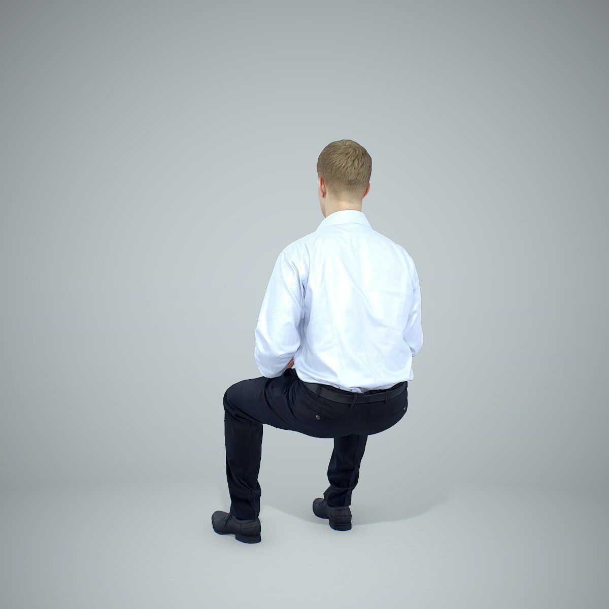 Blonde Business Man Sitting BMan0304-HD2-O02P01-S 3D model_70