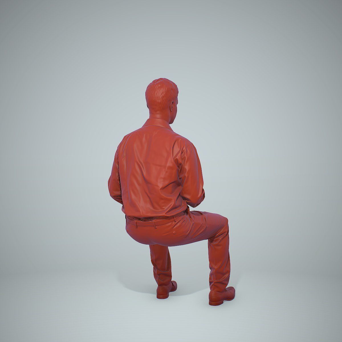 Blonde Business Man Sitting BMan0304-HD2-O02P01-S 3D model_6