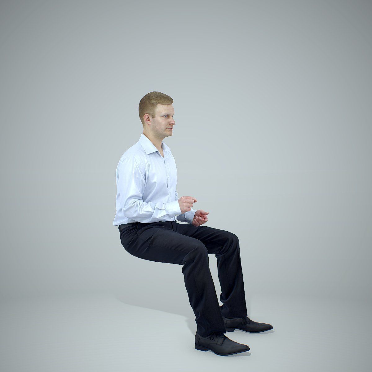 Blonde Business Man Sitting BMan0304-HD2-O02P01-S 3D model_53