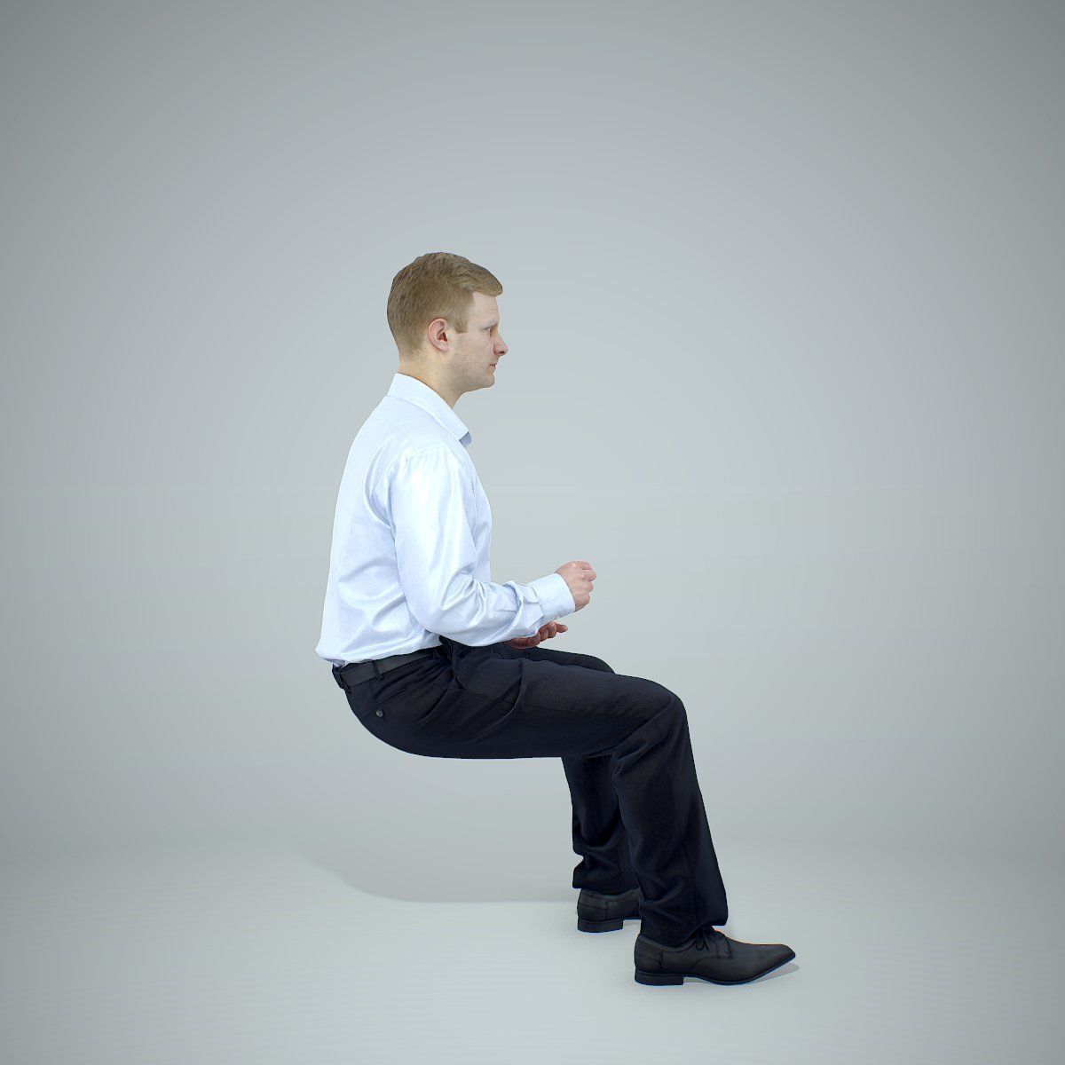 Blonde Business Man Sitting BMan0304-HD2-O02P01-S 3D model_35