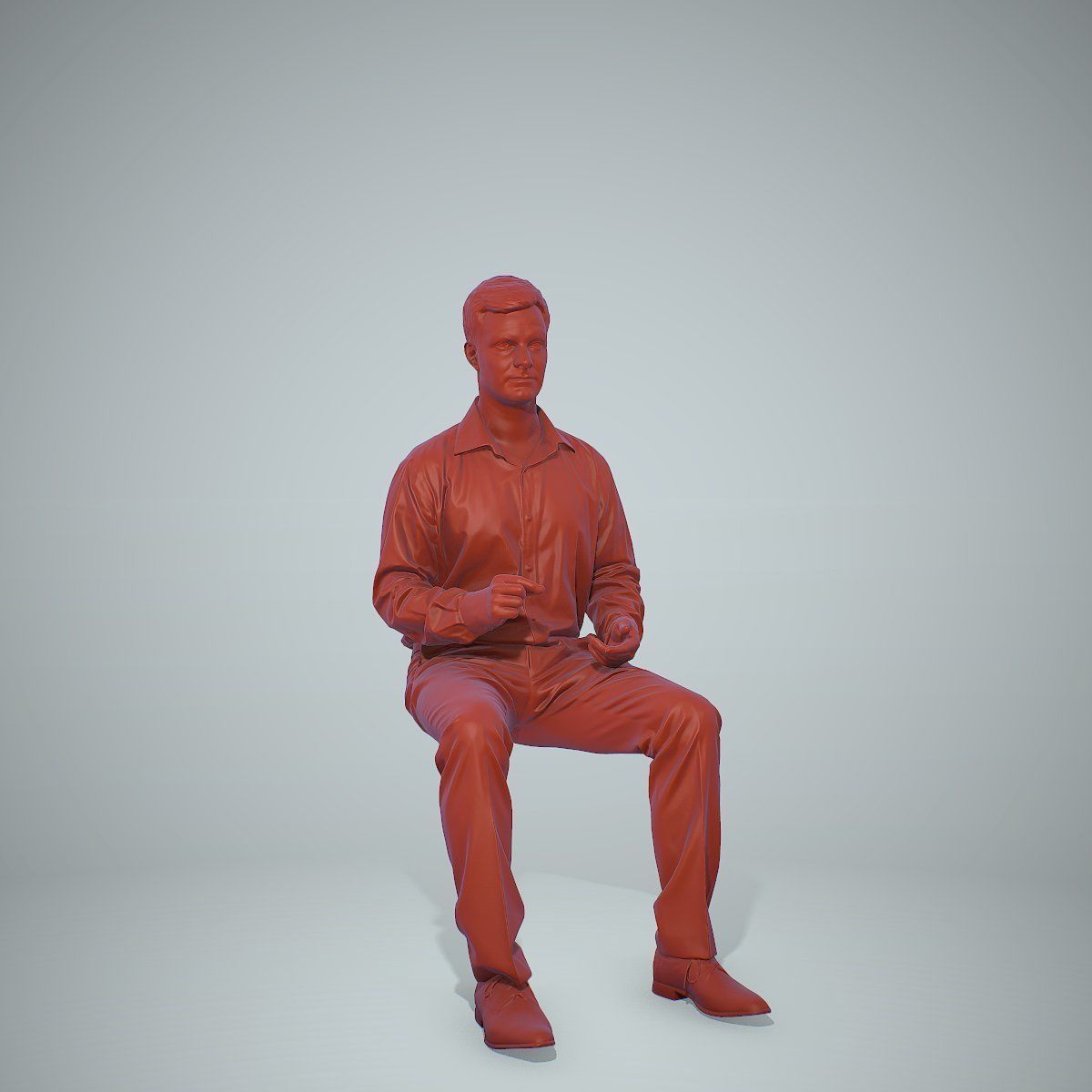 Blonde Business Man Sitting BMan0304-HD2-O02P01-S 3D model_67