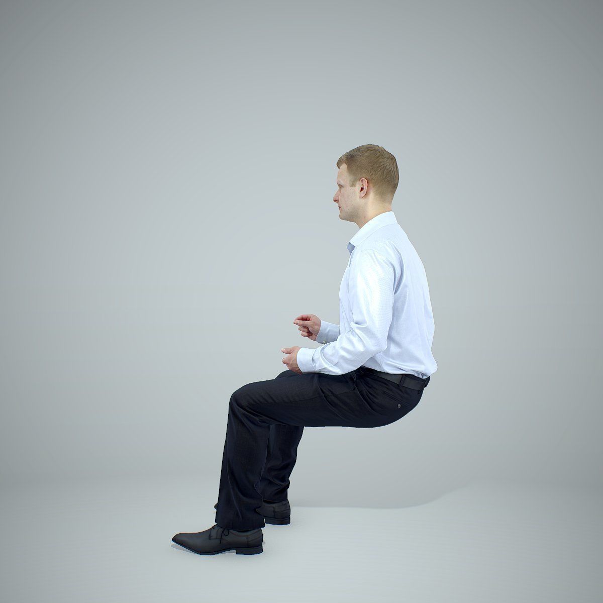 Blonde Business Man Sitting BMan0304-HD2-O02P01-S 3D model_28