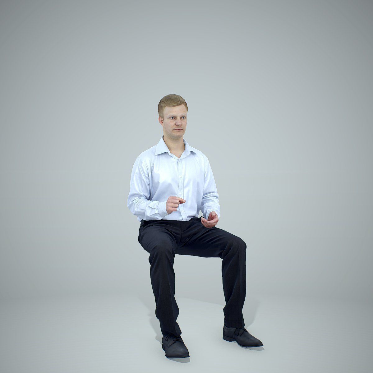 Blonde Business Man Sitting BMan0304-HD2-O02P01-S 3D model_47