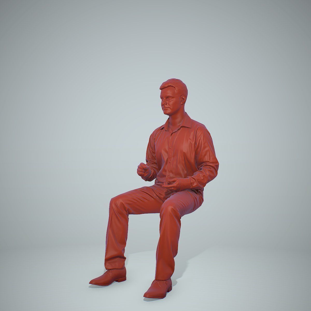 Blonde Business Man Sitting BMan0304-HD2-O02P01-S 3D model_22