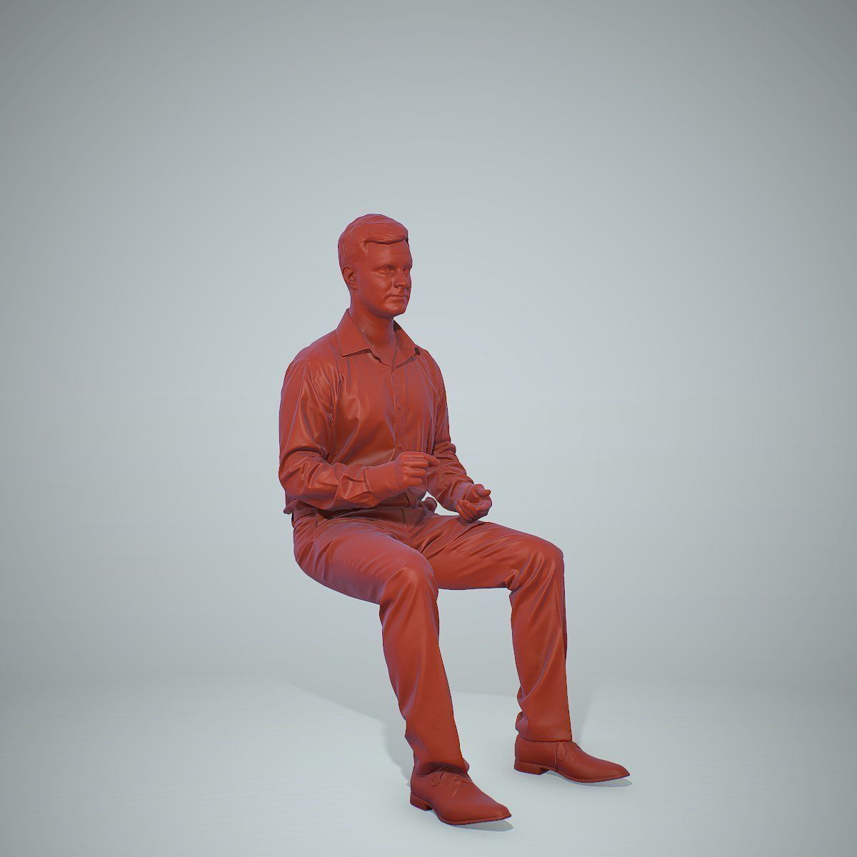 Blonde Business Man Sitting BMan0304-HD2-O02P01-S 3D model_21