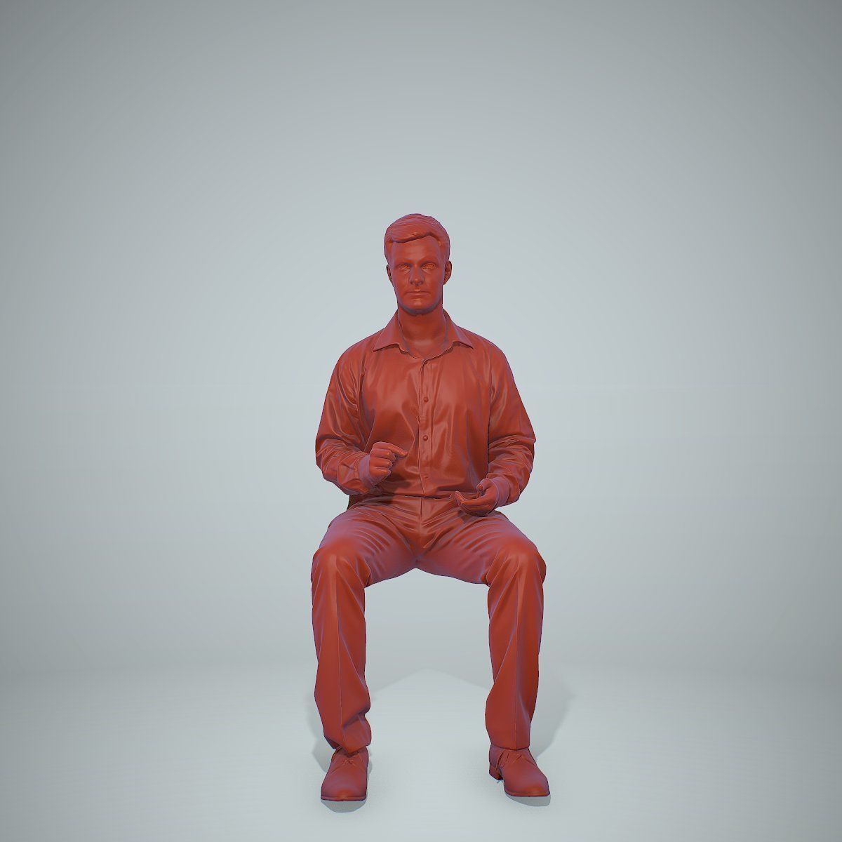 Blonde Business Man Sitting BMan0304-HD2-O02P01-S 3D model_63