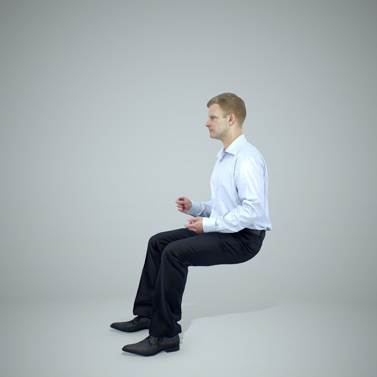 Blonde Business Man Sitting BMan0304-HD2-O02P01-S 3D model_43