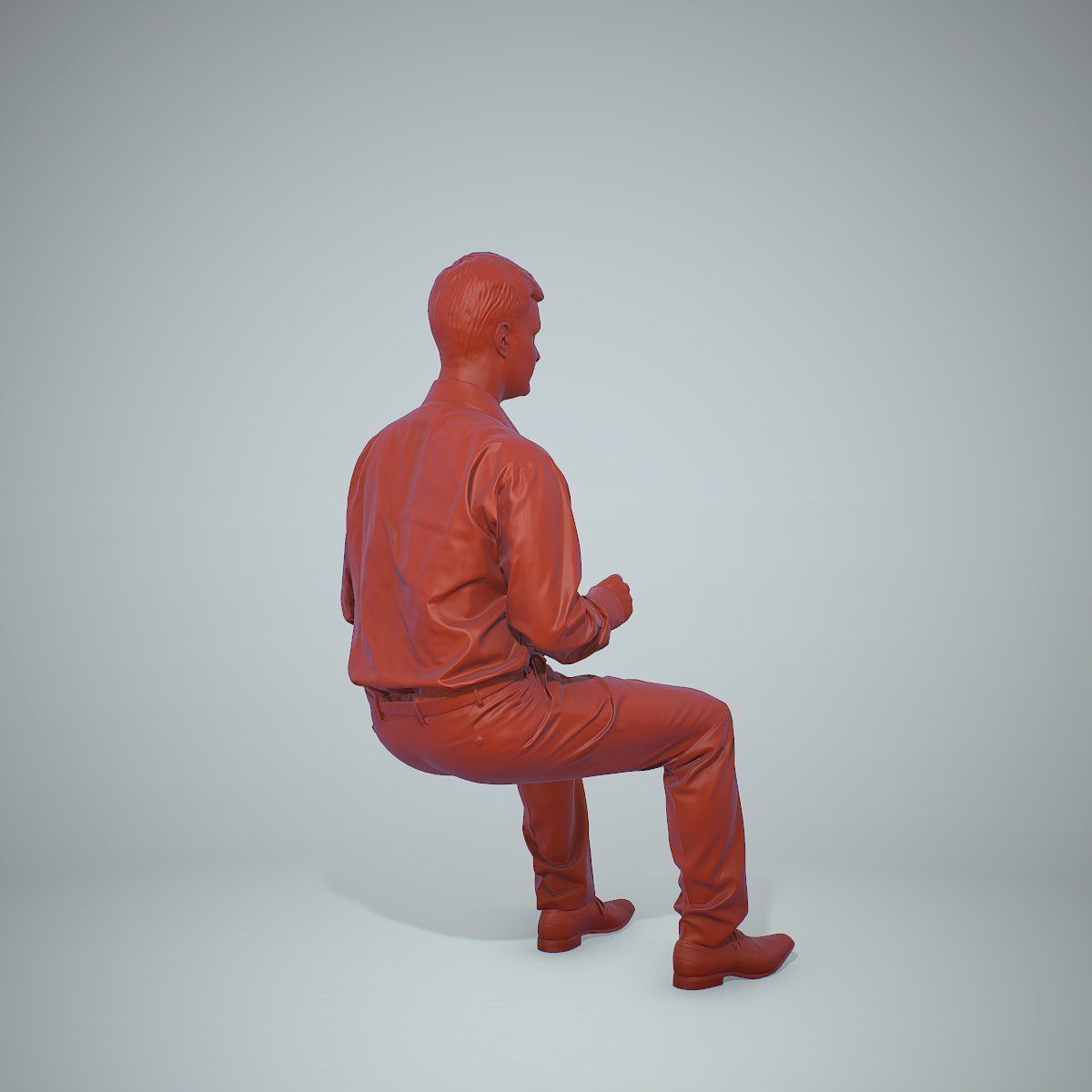 Blonde Business Man Sitting BMan0304-HD2-O02P01-S 3D model_38