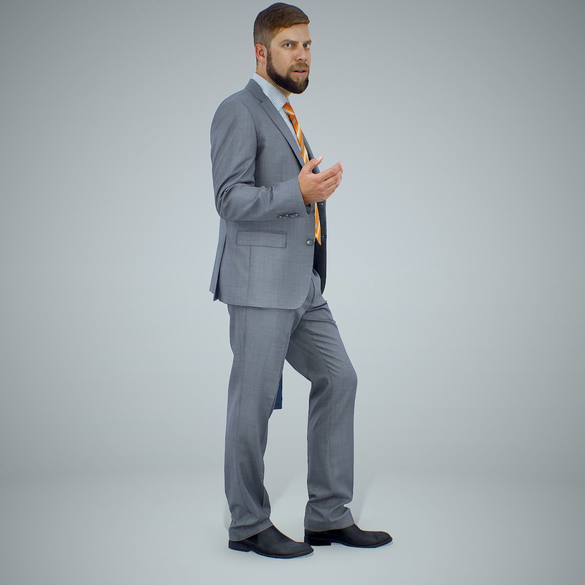 Business Man Shopping in Grey Suit BMan0306-HD2-O02P01-S 3D model_46