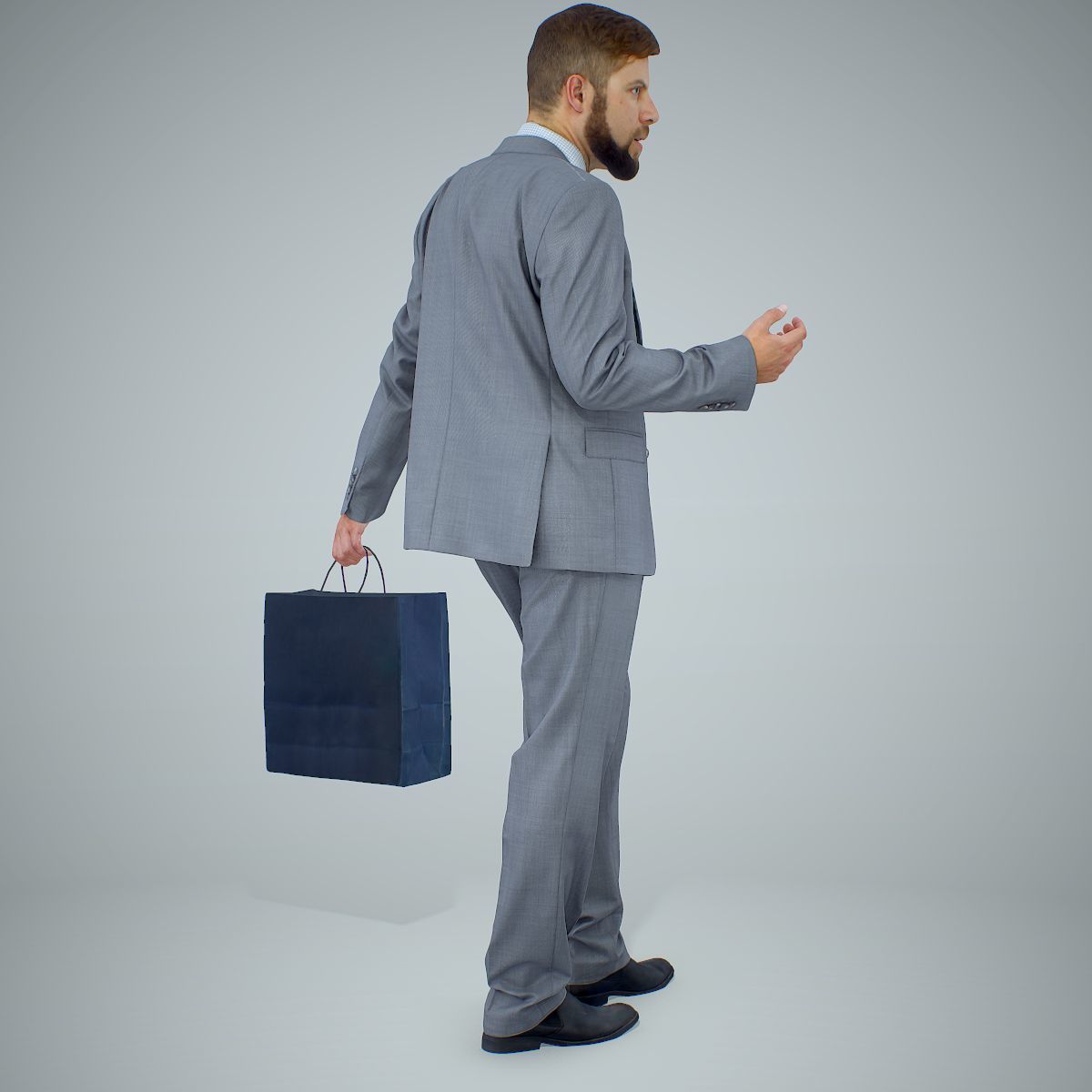 Business Man Shopping in Grey Suit BMan0306-HD2-O02P01-S 3D model_41