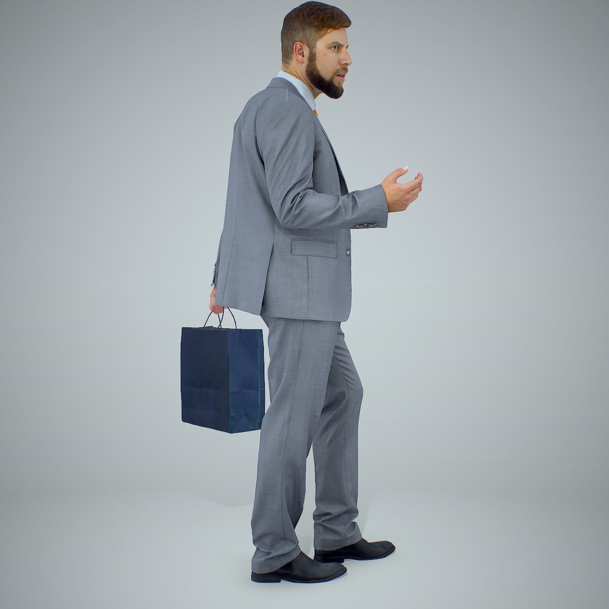 Business Man Shopping in Grey Suit BMan0306-HD2-O02P01-S 3D model_39