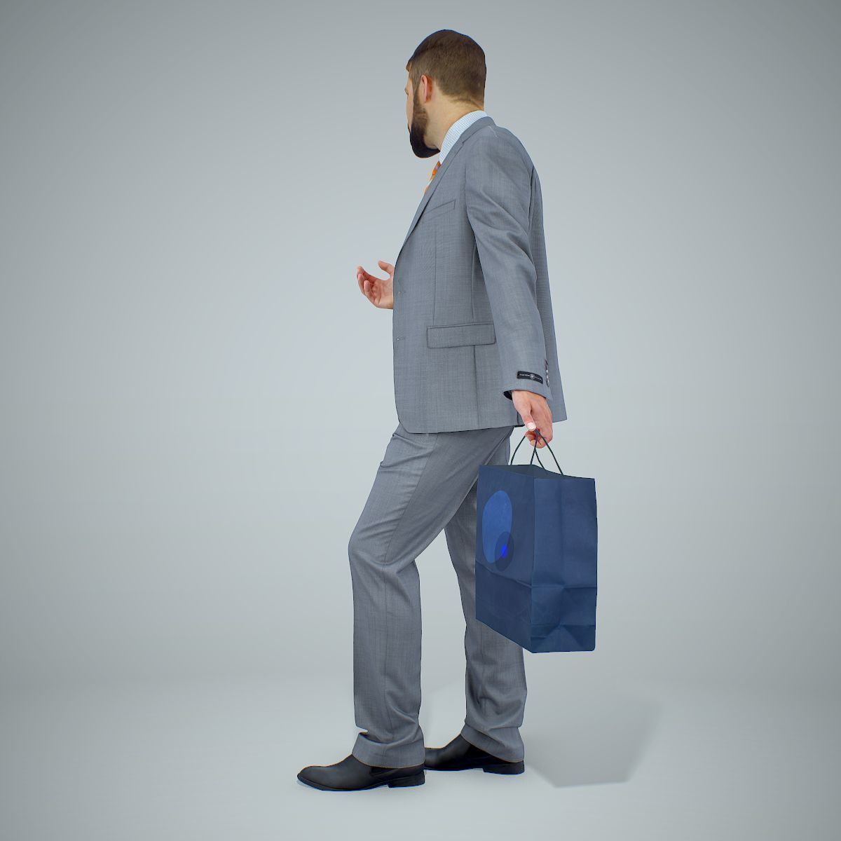 Business Man Shopping in Grey Suit BMan0306-HD2-O02P01-S 3D model_42