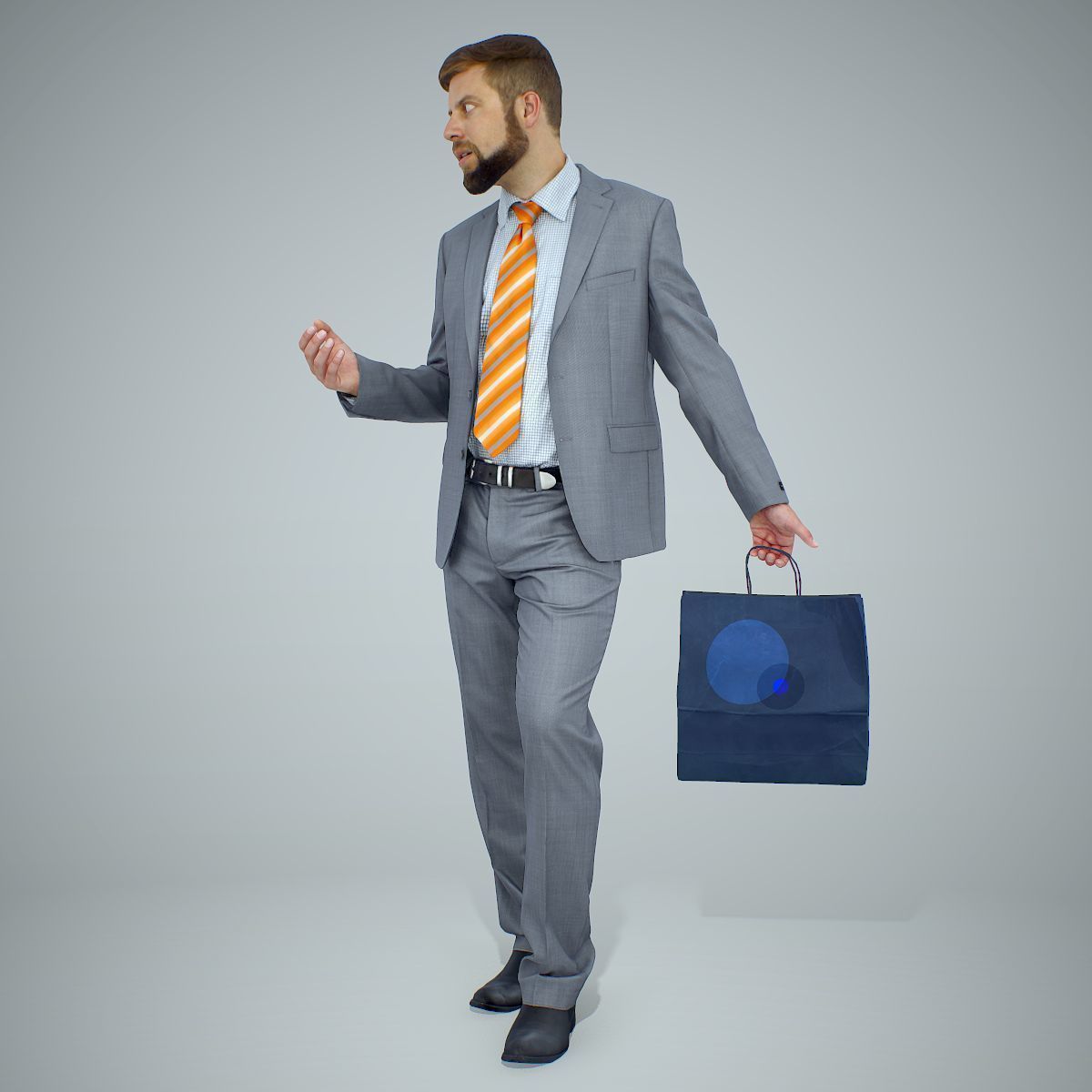 Business Man Shopping in Grey Suit BMan0306-HD2-O02P01-S 3D model_59