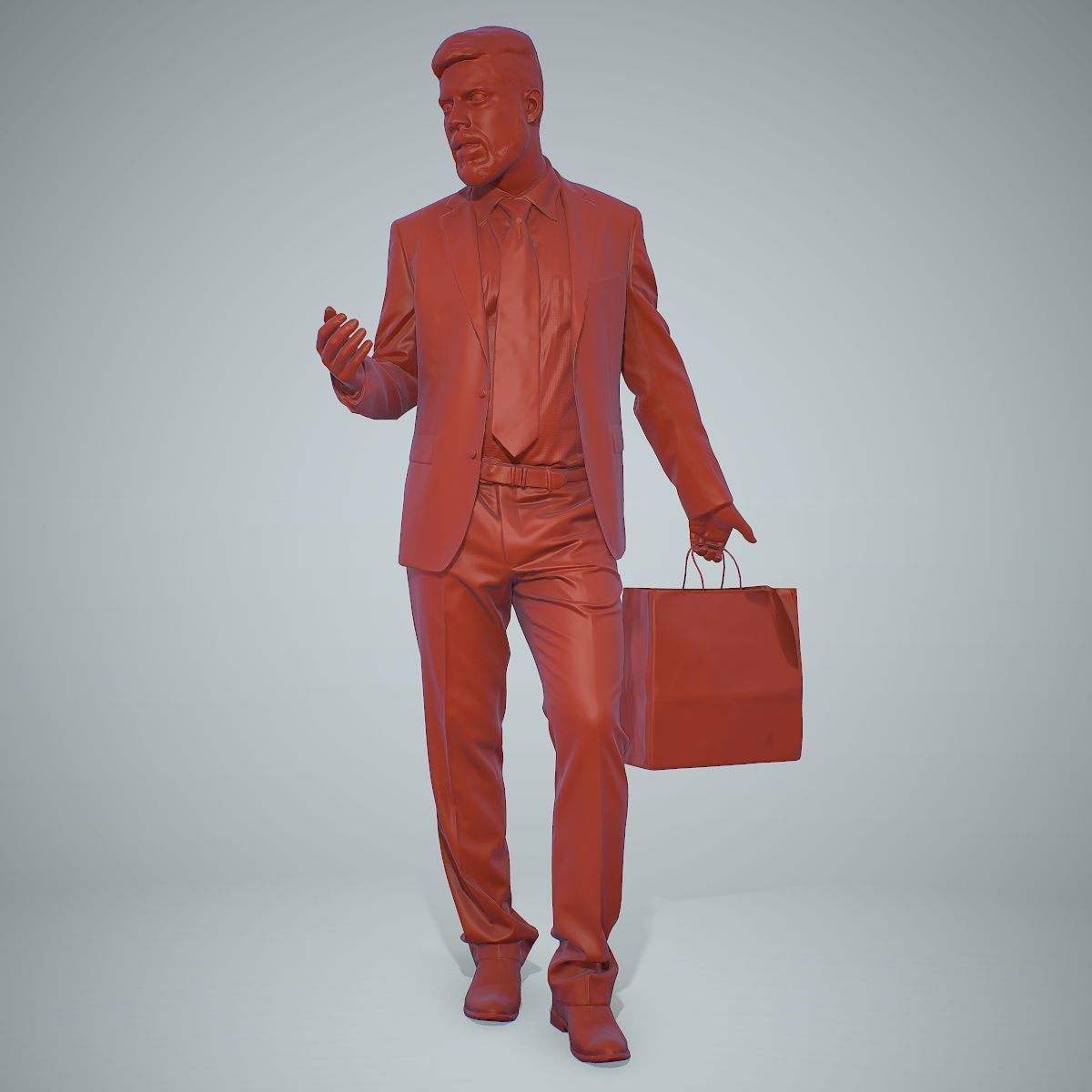 Business Man Shopping in Grey Suit BMan0306-HD2-O02P01-S 3D model_43