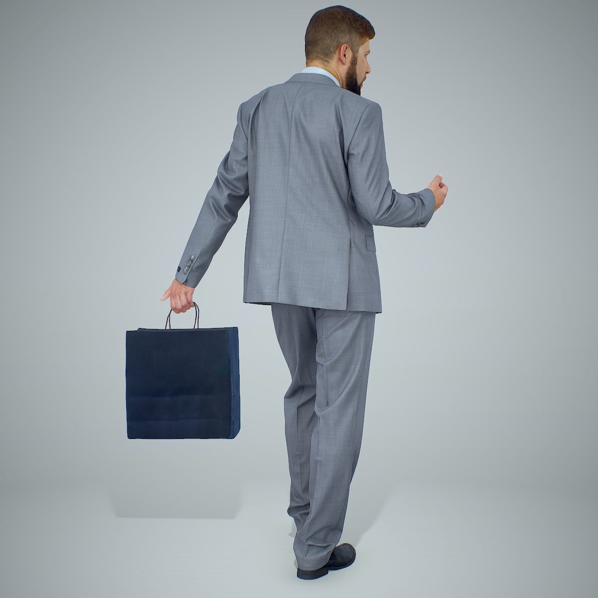 Business Man Shopping in Grey Suit BMan0306-HD2-O02P01-S 3D model_10