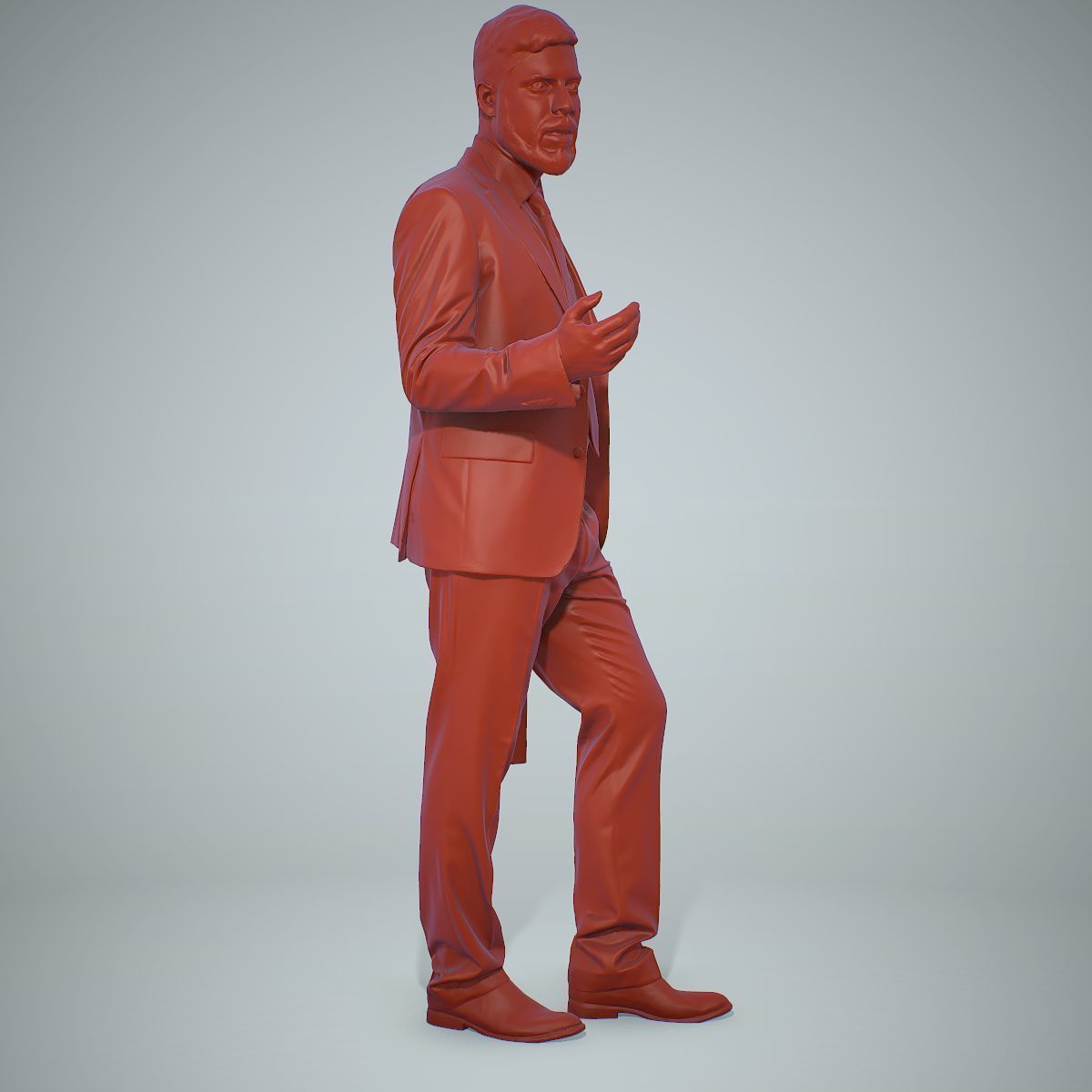 Business Man Shopping in Grey Suit BMan0306-HD2-O02P01-S 3D model_21