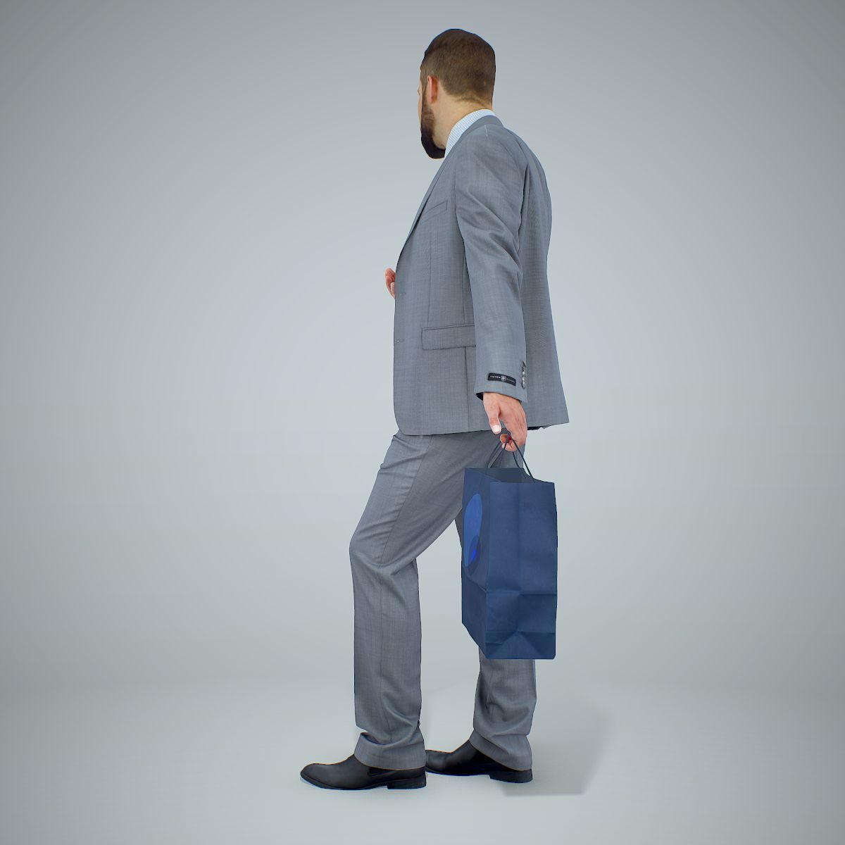Business Man Shopping in Grey Suit BMan0306-HD2-O02P01-S 3D model_44