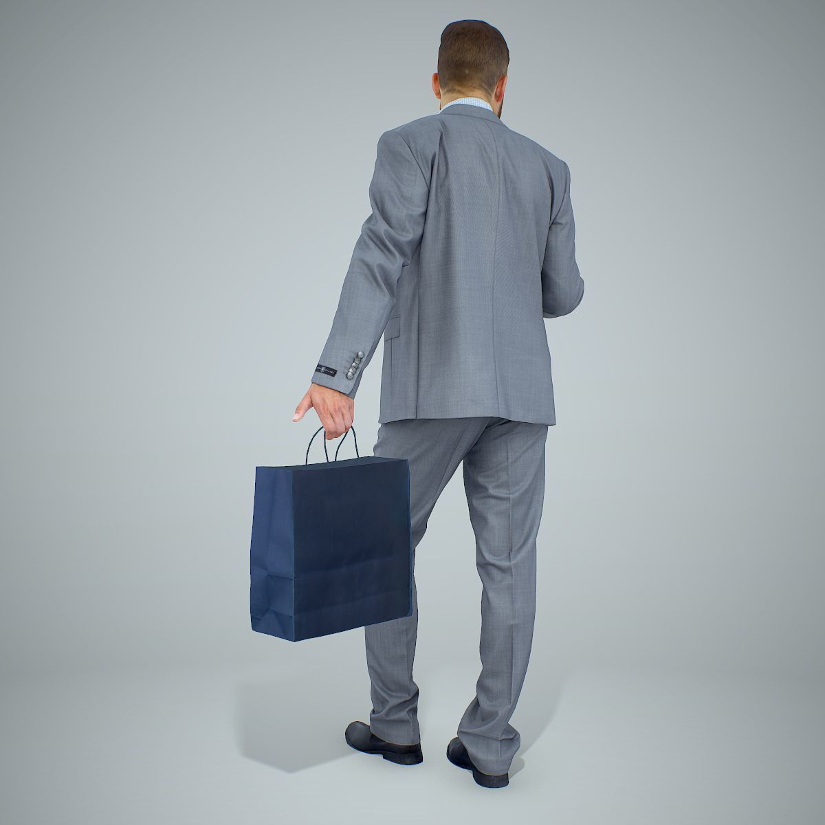 Business Man Shopping in Grey Suit BMan0306-HD2-O02P01-S 3D model_27