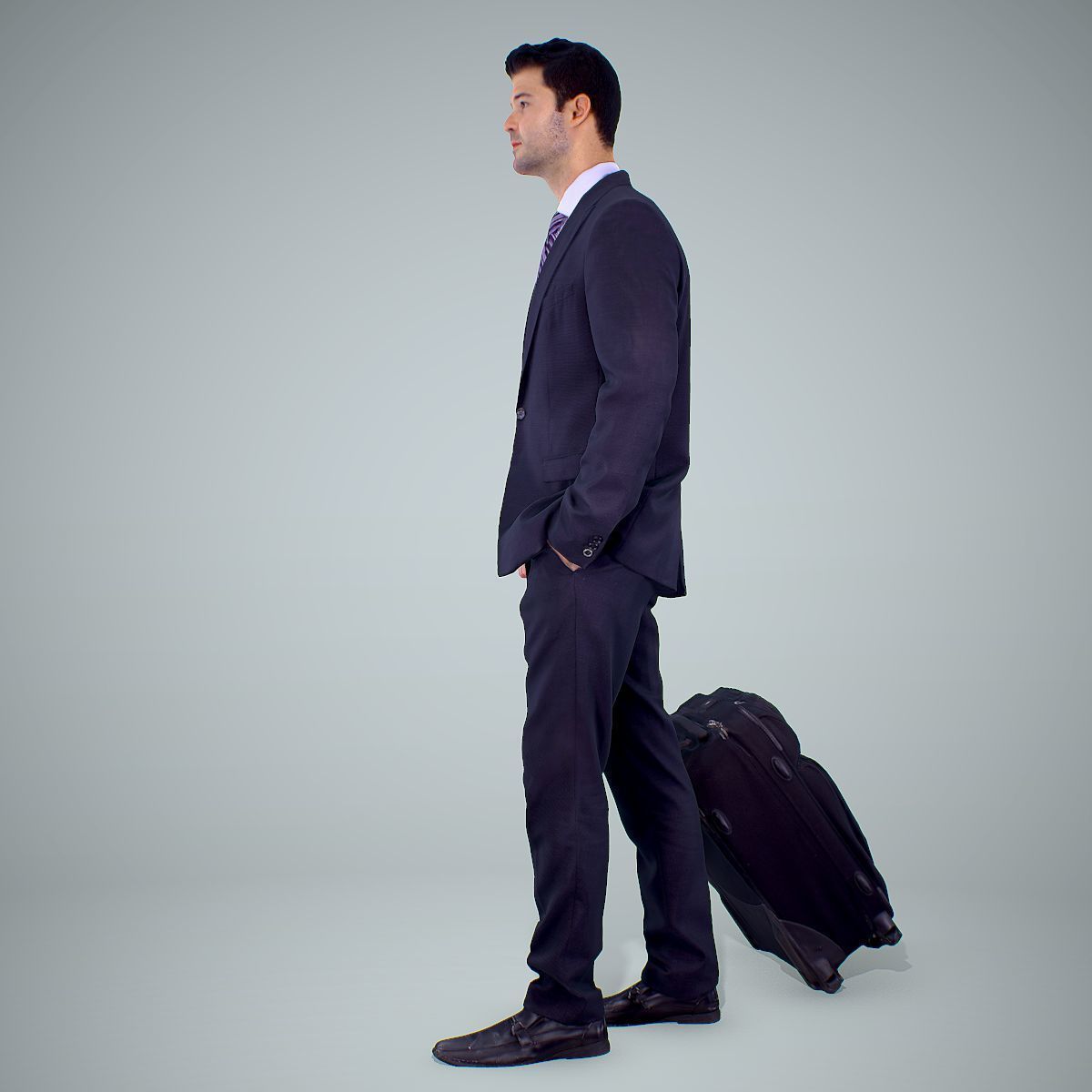 Classy Business Man with Suitcase CMan0304-HD2-O01P01-S 3D model_46