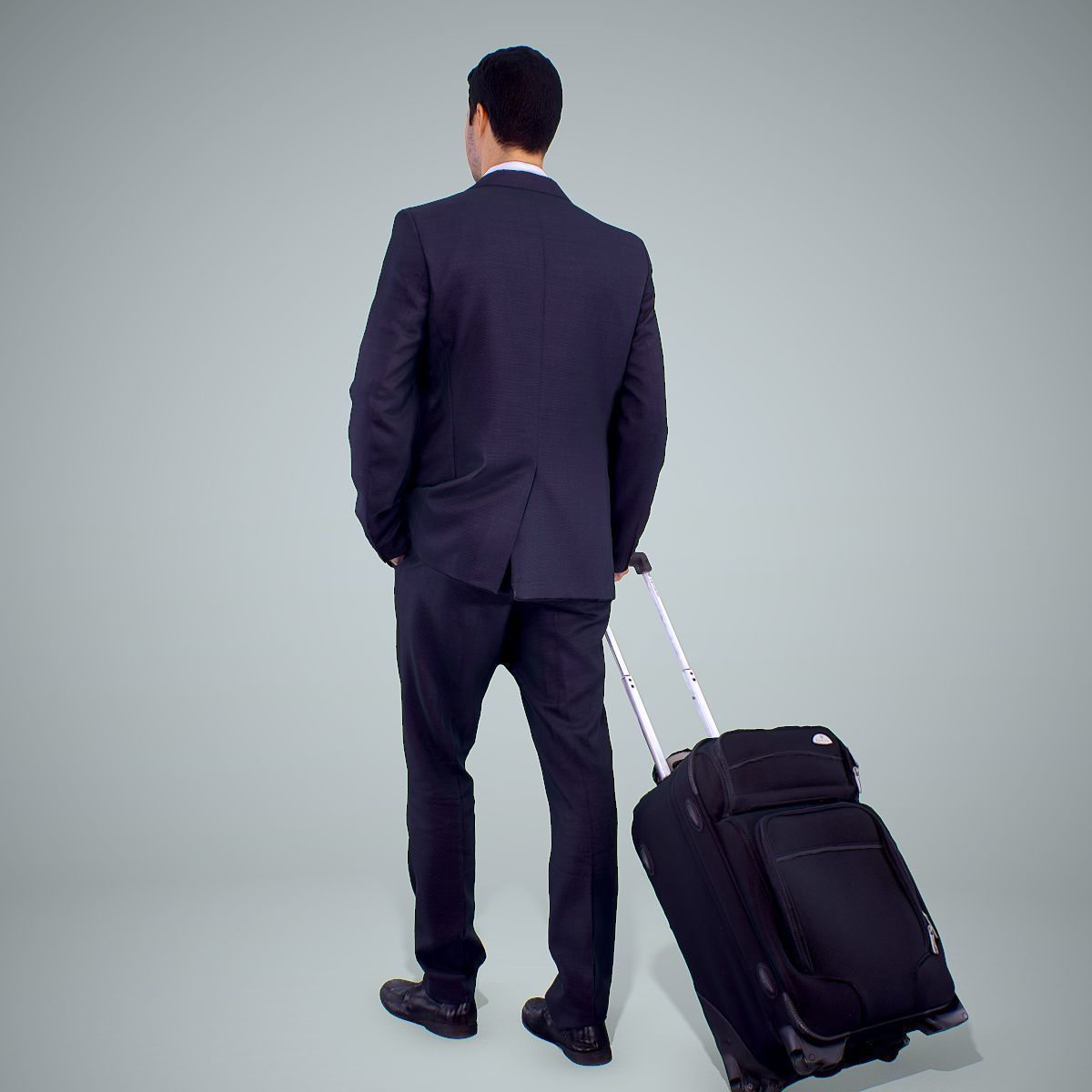 Classy Business Man with Suitcase CMan0304-HD2-O01P01-S 3D model_5