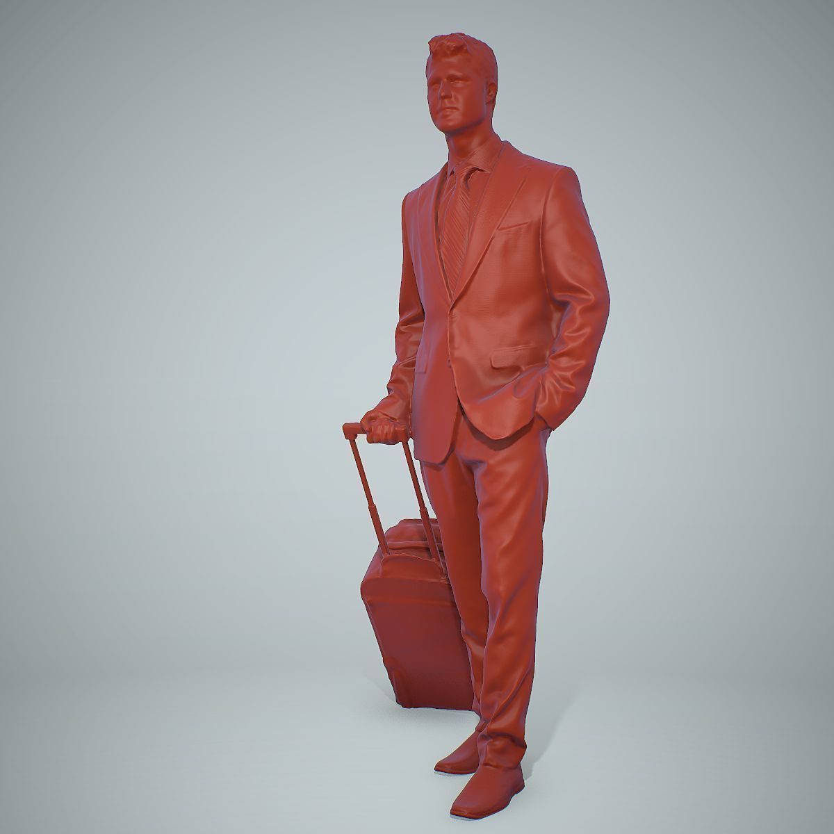 Classy Business Man with Suitcase CMan0304-HD2-O01P01-S 3D model_49