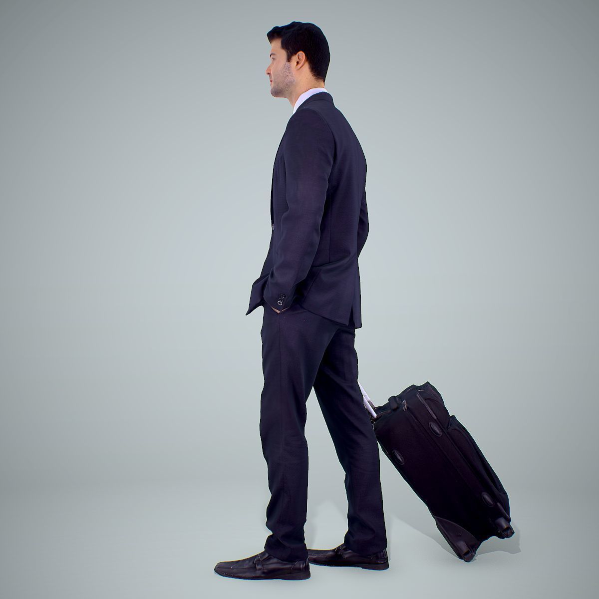Classy Business Man with Suitcase CMan0304-HD2-O01P01-S 3D model_7