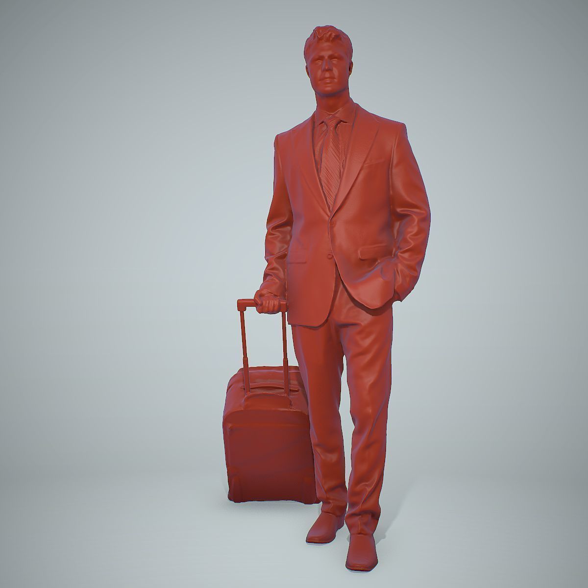 Classy Business Man with Suitcase CMan0304-HD2-O01P01-S 3D model_50