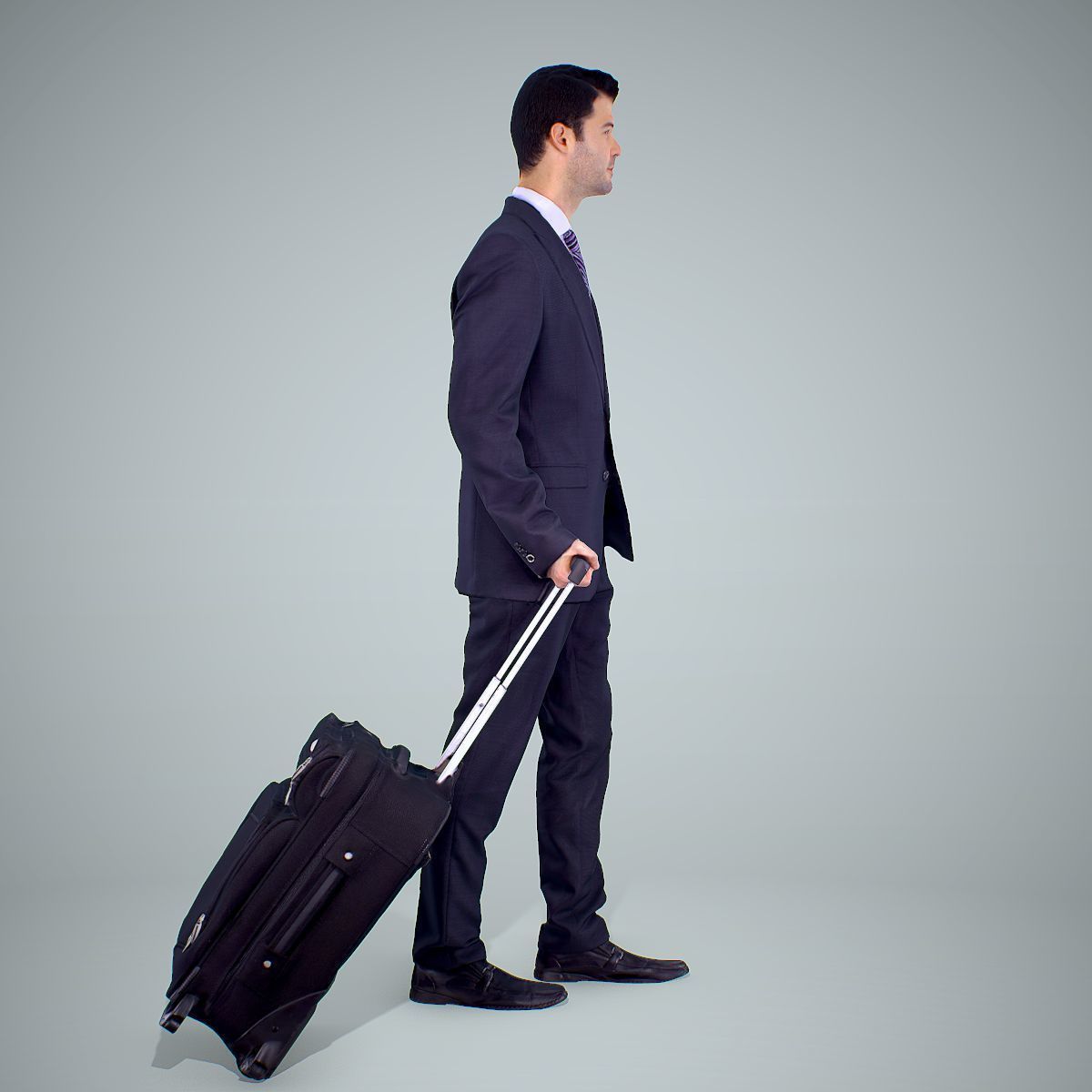 Classy Business Man with Suitcase CMan0304-HD2-O01P01-S 3D model_65