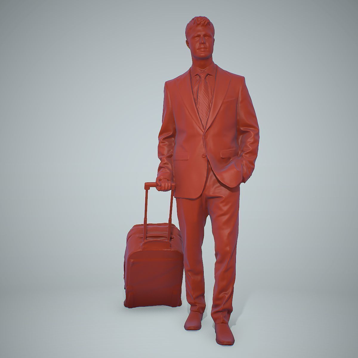 Classy Business Man with Suitcase CMan0304-HD2-O01P01-S 3D model_43