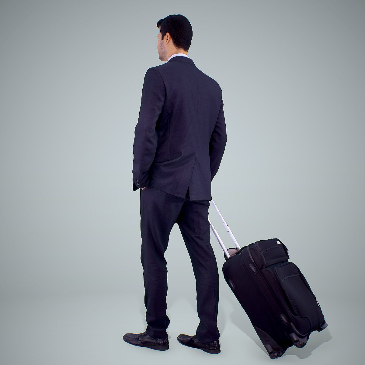 Classy Business Man with Suitcase CMan0304-HD2-O01P01-S 3D model_72