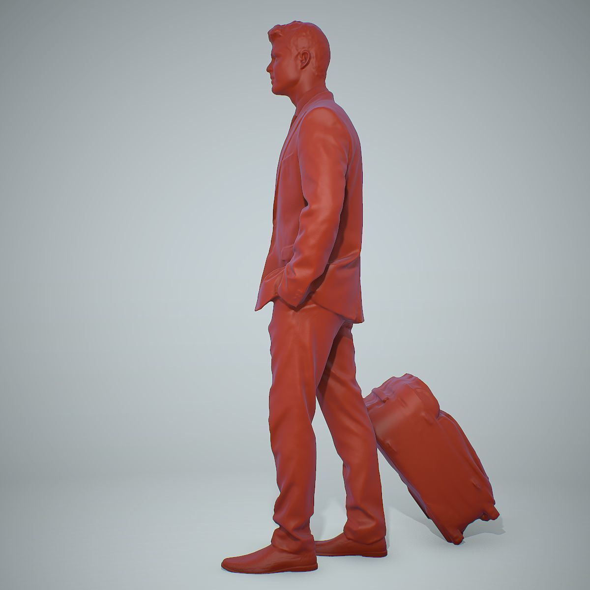 Classy Business Man with Suitcase CMan0304-HD2-O01P01-S 3D model_9