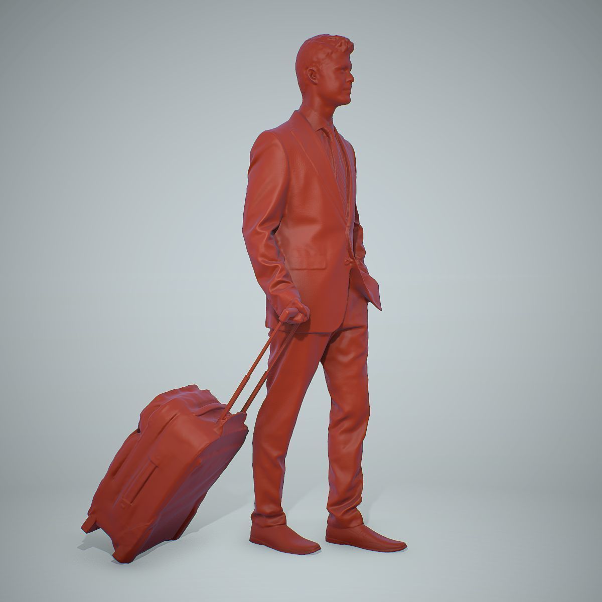 Classy Business Man with Suitcase CMan0304-HD2-O01P01-S 3D model_60