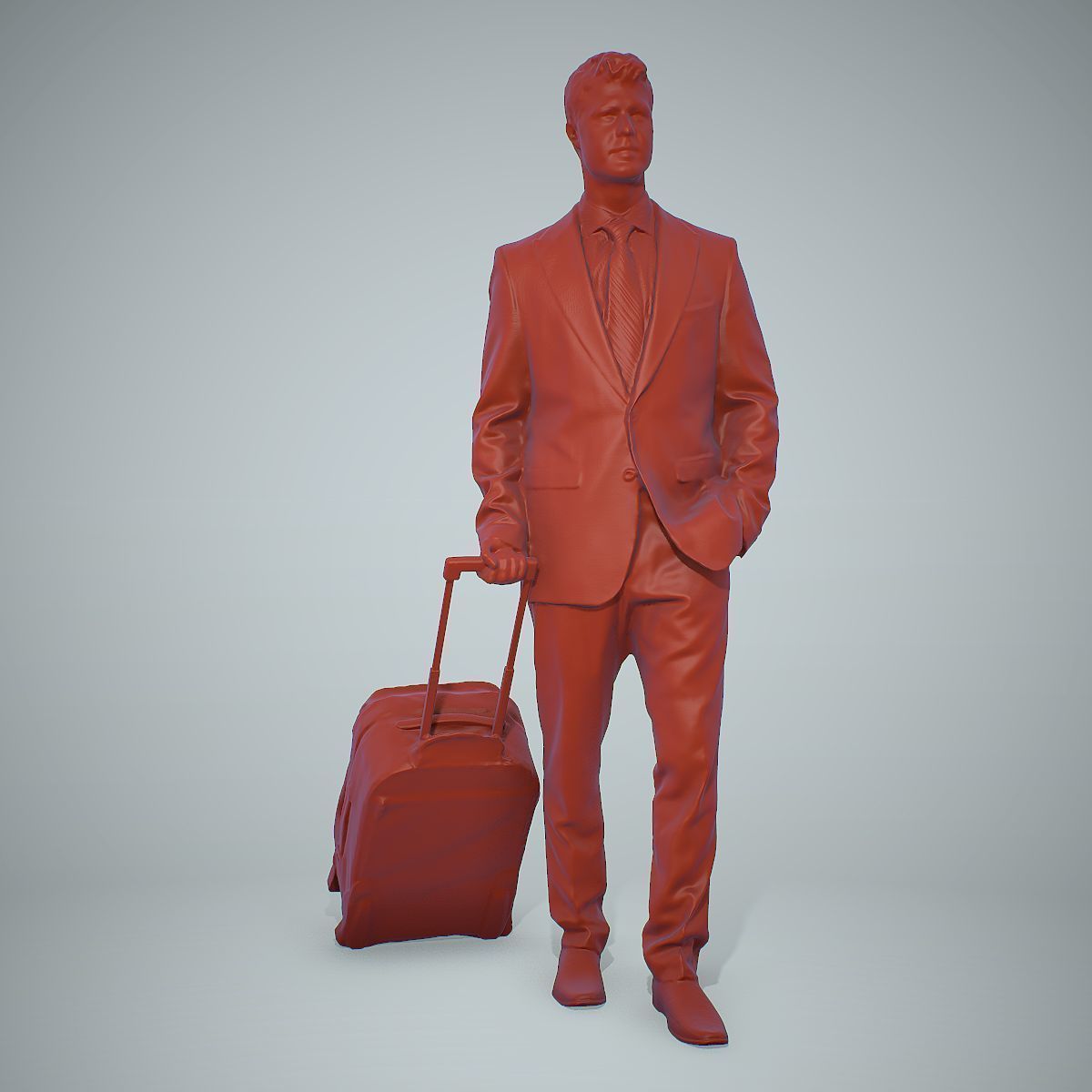 Classy Business Man with Suitcase CMan0304-HD2-O01P01-S 3D model_29