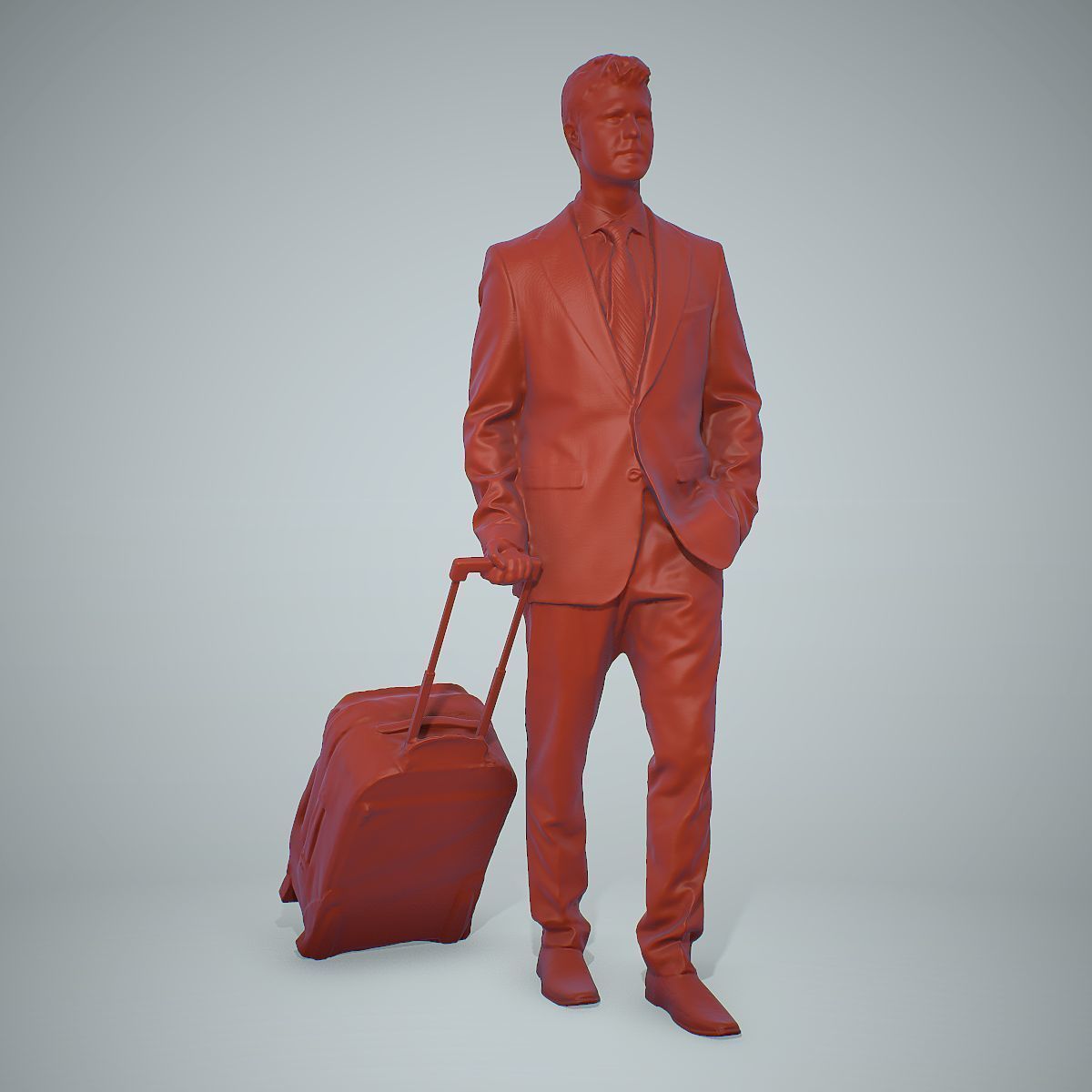 Classy Business Man with Suitcase CMan0304-HD2-O01P01-S 3D model_68