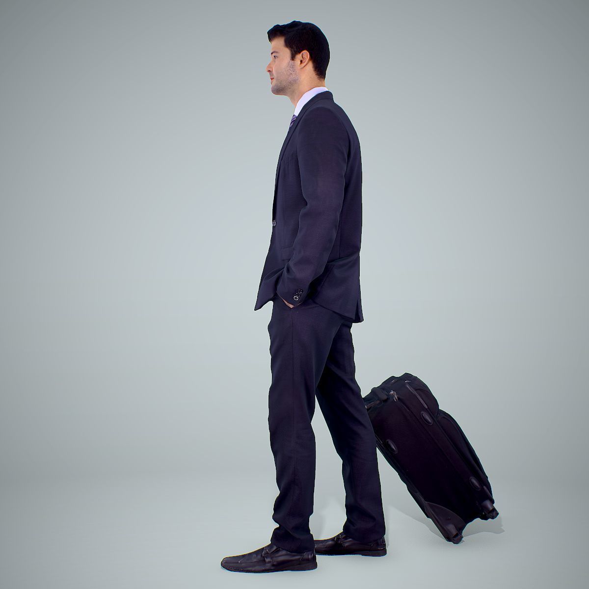 Classy Business Man with Suitcase CMan0304-HD2-O01P01-S 3D model_3